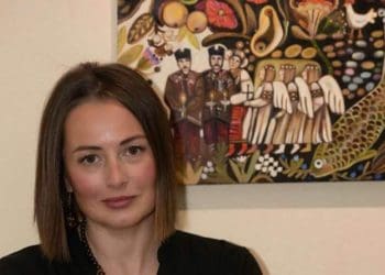 Художниця з Тернополя Олеся Гудима представила “«Ангели без кордонів» в Італії