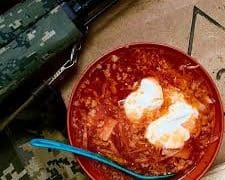 Військовий кухар з Чорткова розповів про польову кухню на фронті