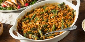 запіканка з зелених бобів