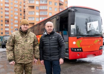 Національна гвардія України в Тернополі отримала автобус VOLVO 8700