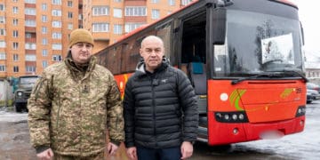 Національна гвардія України в Тернополі отримала автобус VOLVO 8700