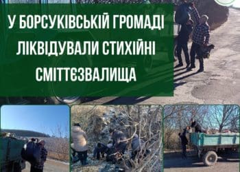 У Борсуківській громаді ліквідували 5 сміттєзвалищ