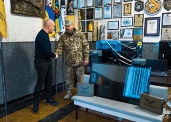 Тернопіль передав 83-му батальйону ТРО зарядні станції та ноутбуки: Сергій Надал