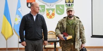 Воїн із Чорткова Андрій Кінаш отримав відзнаку «За честь і відвагу»