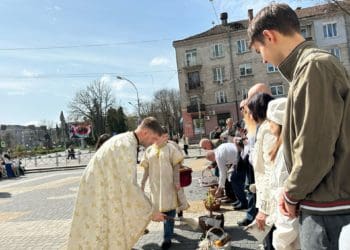 Як у тернопільських храмах освячували великодні кошики