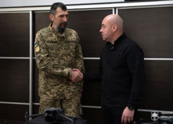 Від Тернопільської громади передали квадрокоптери для 141-ї бригади