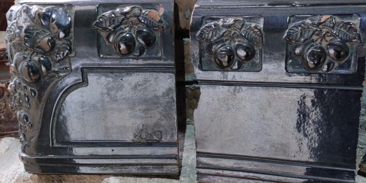 У Бережанському замку відкрили виставку сторічного кахлю