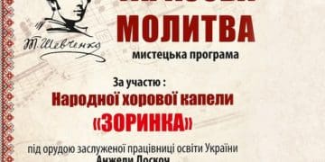 мистецька програма «Тарасова Молитва»