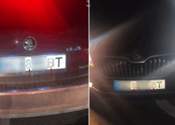 У Тернополі патрульні виявили авто з прихованими номерами: водій отримав штраф