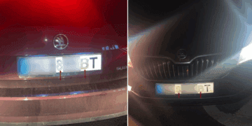 У Тернополі патрульні виявили авто з прихованими номерами: водій отримав штраф