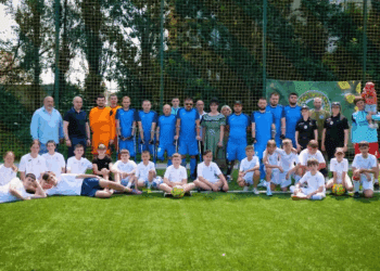 Ампфутбольна команда “Вікінги” з Тернополя провела перший матч проти житомирських “Титанів”