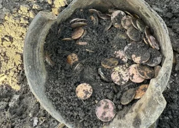 Відомий священник із Тернопільщини Олексій Філюк знайшов скарб на місці викорчуваної груші