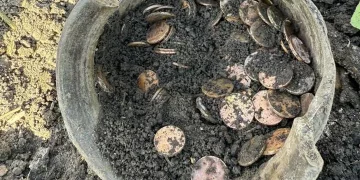 Відомий священник із Тернопільщини Олексій Філюк знайшов скарб на місці викорчуваної груші