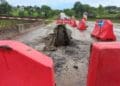 У селі Чернихівці на Тернопільщині через перевантажену вантажівку пошкоджено міст на дорозі Р-43