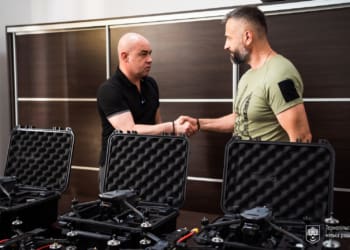 Тернопіль передав 48 безпілотників та три MAVIC 3T 55-му стрілецькому батальйону