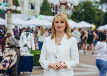 Олена Шуляк під час змагань «Сильні України», які пройшли 14 червня в Ірпені (Київщина): Наш проєкт став платформою, яка заряджає й мотивує ветеранів об'єднуватися навколо спільних цінностей