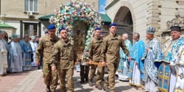 Нацгвардійці у Тернополі вшанували «плачучу» ікону