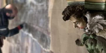 У храмі в Бережанах на Тернопільщині виявили унікальні розписи початку ХХ століття