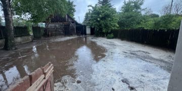 В Лановецькій громаді після сильного дощу вчора підтопило приватні будинки