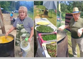 На Тернопільщині встановили рекорд України з приготування зеленого борщу
