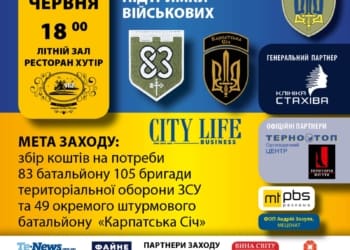 Тернопіль підтримує фронт: понад 50 тисяч гривень зібрали на благодійному вечорі для ЗСУ