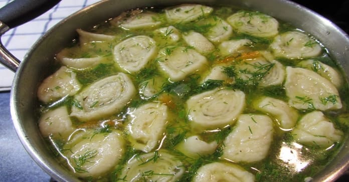 курячий супчик з галушками