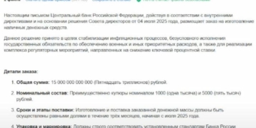 Центробанк РФ запустив друкарський верстат на 15 трлн рублів для продовження війни: фінансовий крах неминучий
