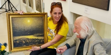 Майстриня вишила картину генія з Тернопільщини Івана Марчука і перемогла на міжнародному конкурсі