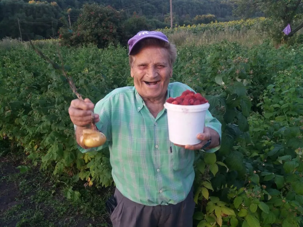 У селі на Тернопільщині виконали останню волю італійця Кармена – домовину провезли на підводі з конем