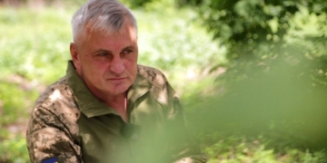 Військовослужбовець Богдан із позивним Байкер