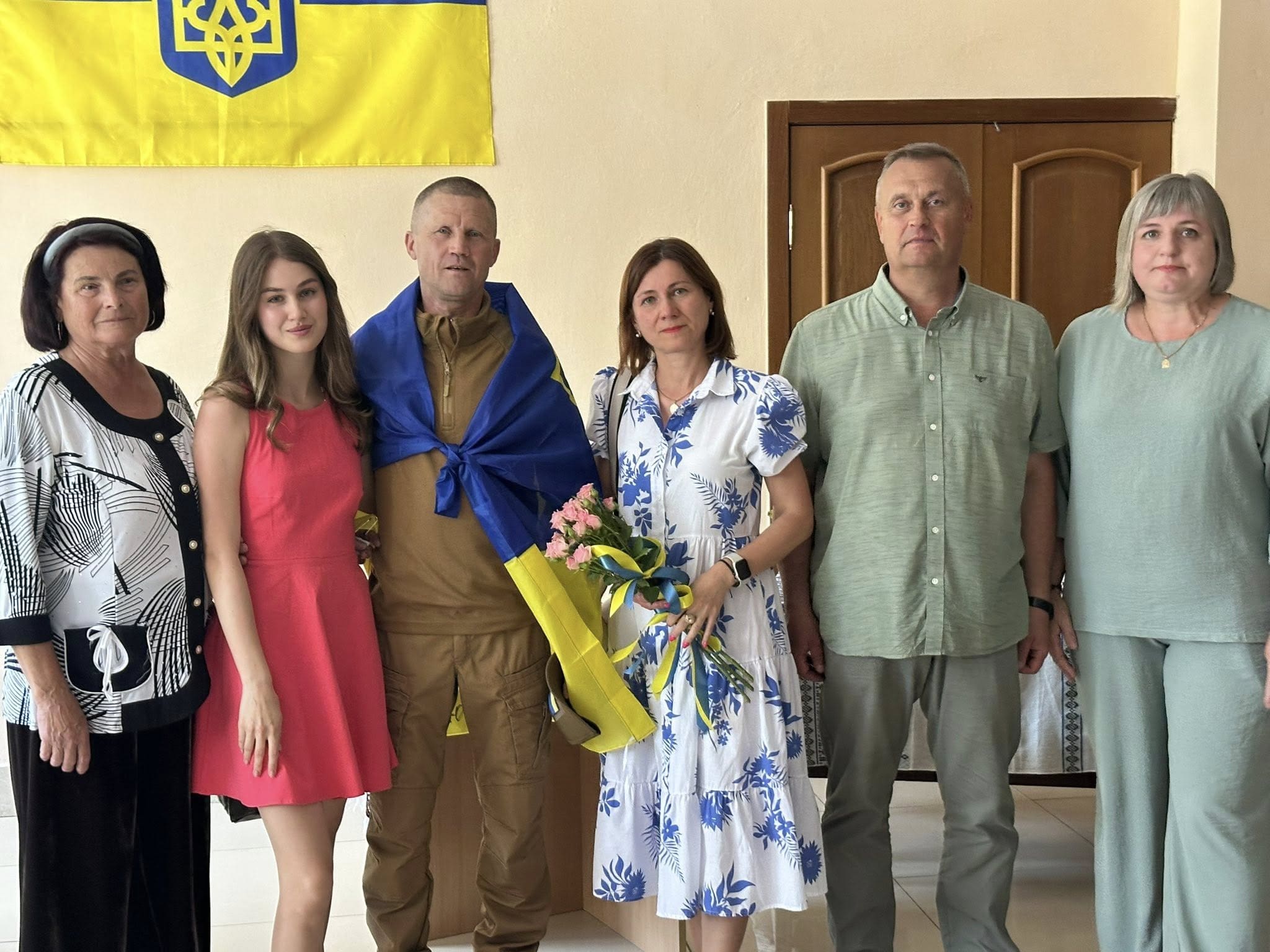 З ворожого полону зустрічали захисника Володимира Мотику