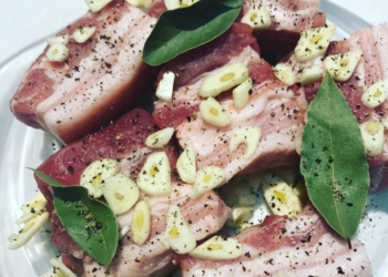 Сало в маринаді