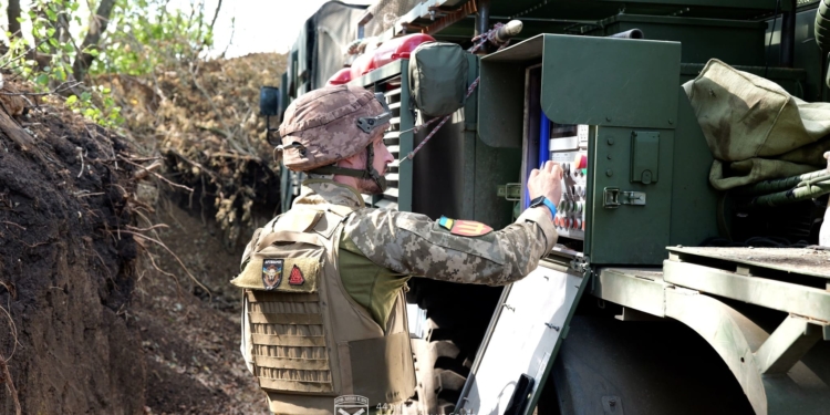 Екіпаж 44-ї бригади ефективно застосовує САУ «Богдана»