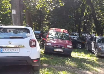 У Тернополі пояснили, чому водіїв не оштрафували за паркування на зелених зонах Старого парку