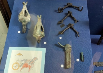 Розкопано найдавнішу ритуальну колісницю