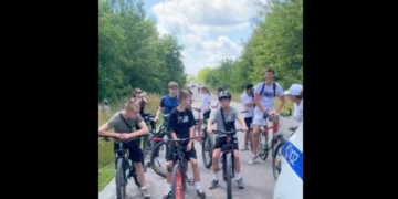 патріотичний дитячий велопробіг