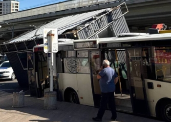 У Києві МАФ впав на маршрутку