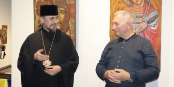 У Тернополі відкрили виставку ікон «Вікно у вічність» до ювілею Володимира Шерстія