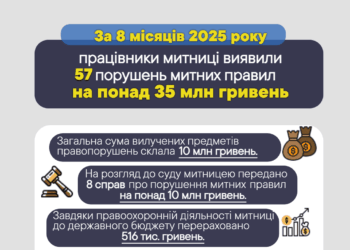 Порушень митних правил на понад 35 мільйонів гривень виявили на Тернопільщині
