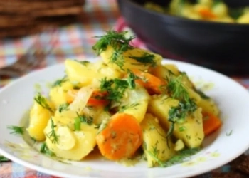 тушкованої картоплі