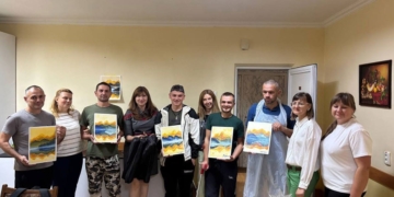 арт-захід для поранених захисників