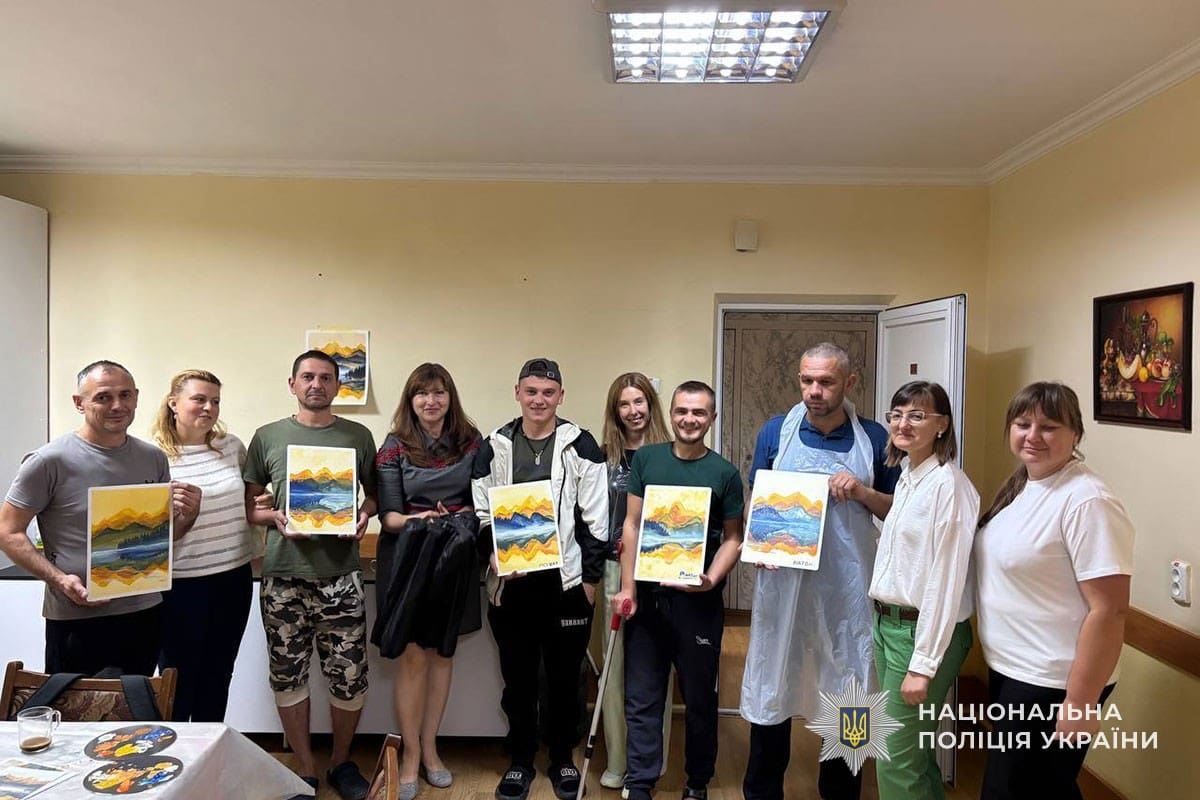 арт-захід для поранених захисників