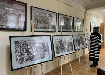 У Тернополі відкрили виставку ілюстрацій відомого графіка Олега Кіналя до поеми Торквато Тассо