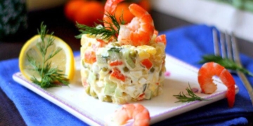 Олів’є з морепродуктами