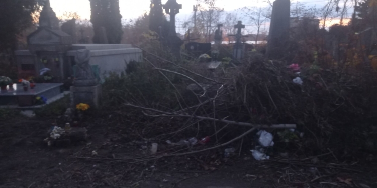 У Тернополі рятують пам’ятник на могилі Барвінських