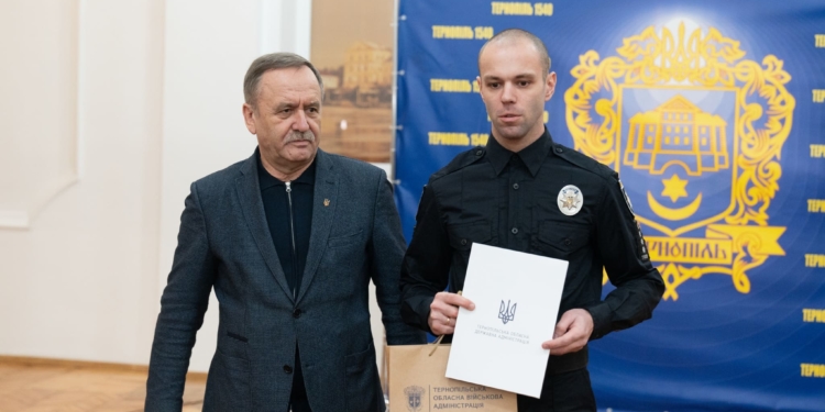 У Тернополі відзначили тернополян, які рятували людей 19 листопада