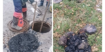 безвідповідальне ставлення містян до каналізаційної системи