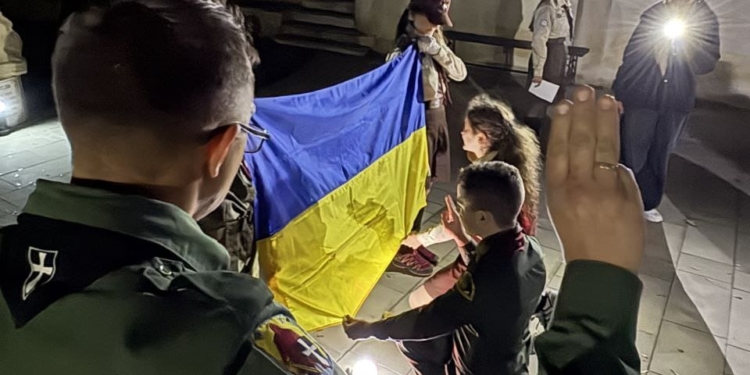 Пластуни з усієї Тернопільщини зібралися у Зарваниці на захід, присвячений Листопадовому зриву