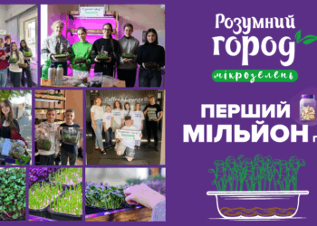 Молодь у проєкті «Розумний город. Мікрозелень» зaробилa свій перший мільйон