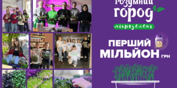 Молодь у проєкті «Розумний город. Мікрозелень» зaробилa свій перший мільйон